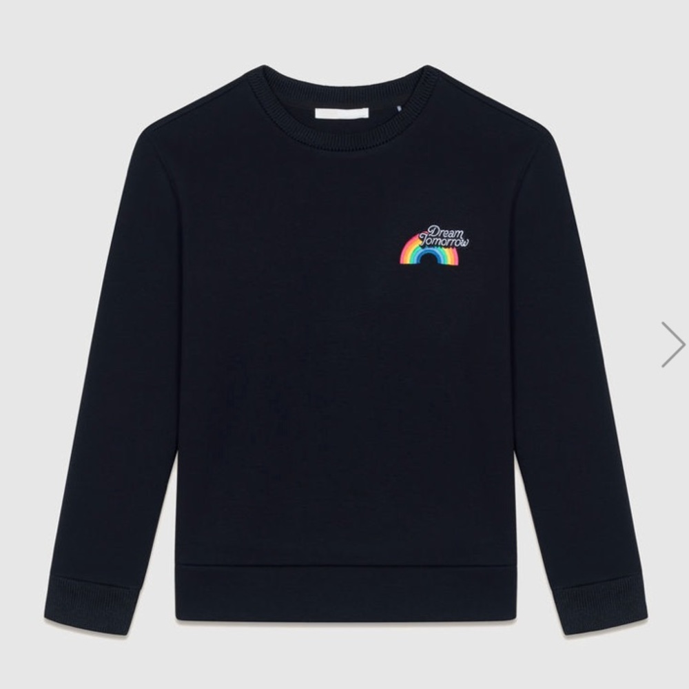 Maje Graphic fleece sweatshirt
